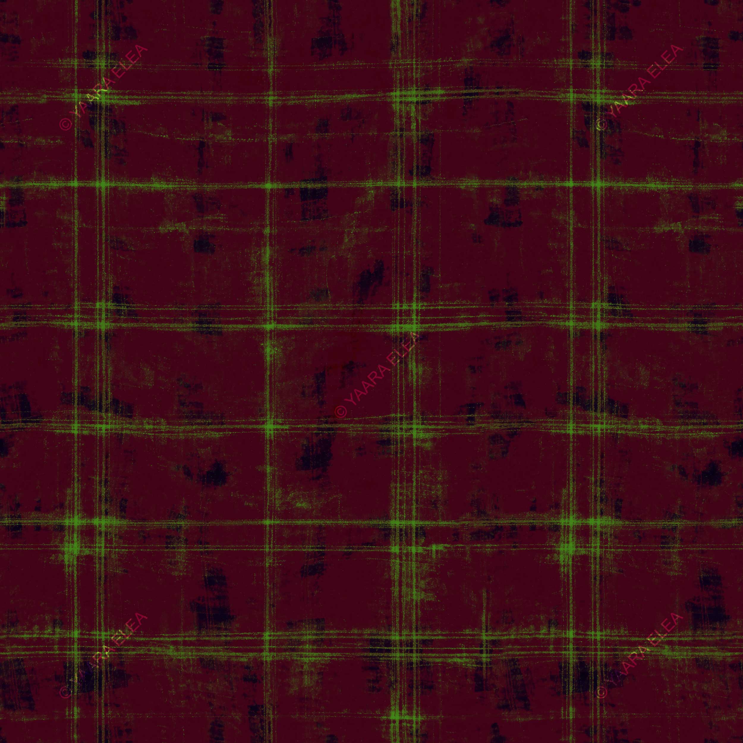 AENITH – Crimson Grid Tartan Print