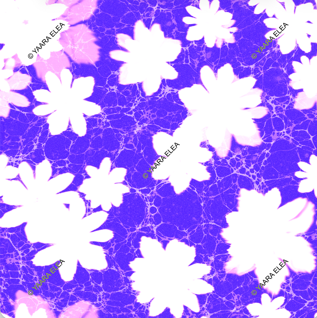 PERYTH – Luminous Bloom Aura Textile Print