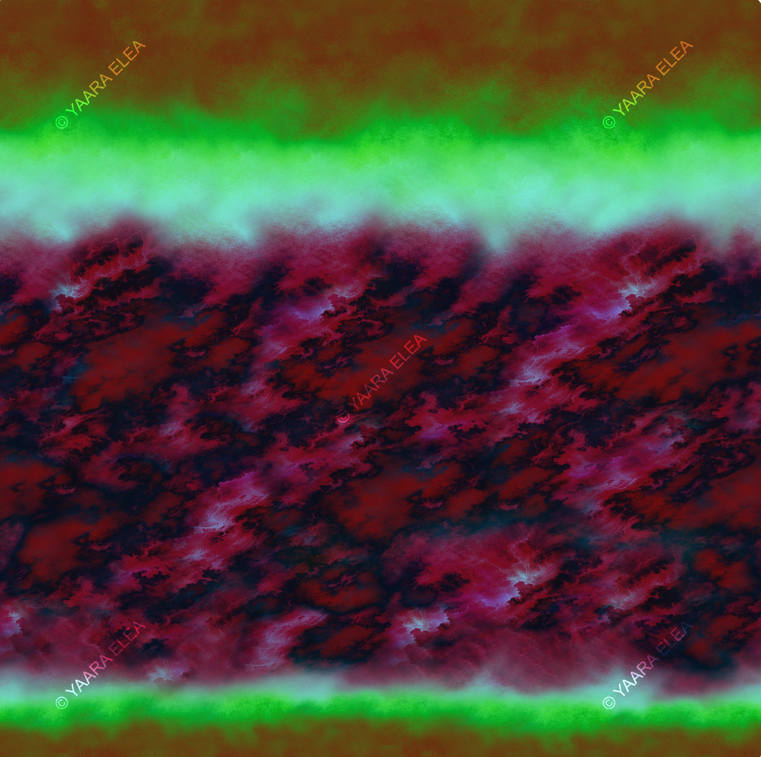 RA – Atmospheric Horizon Textile Print