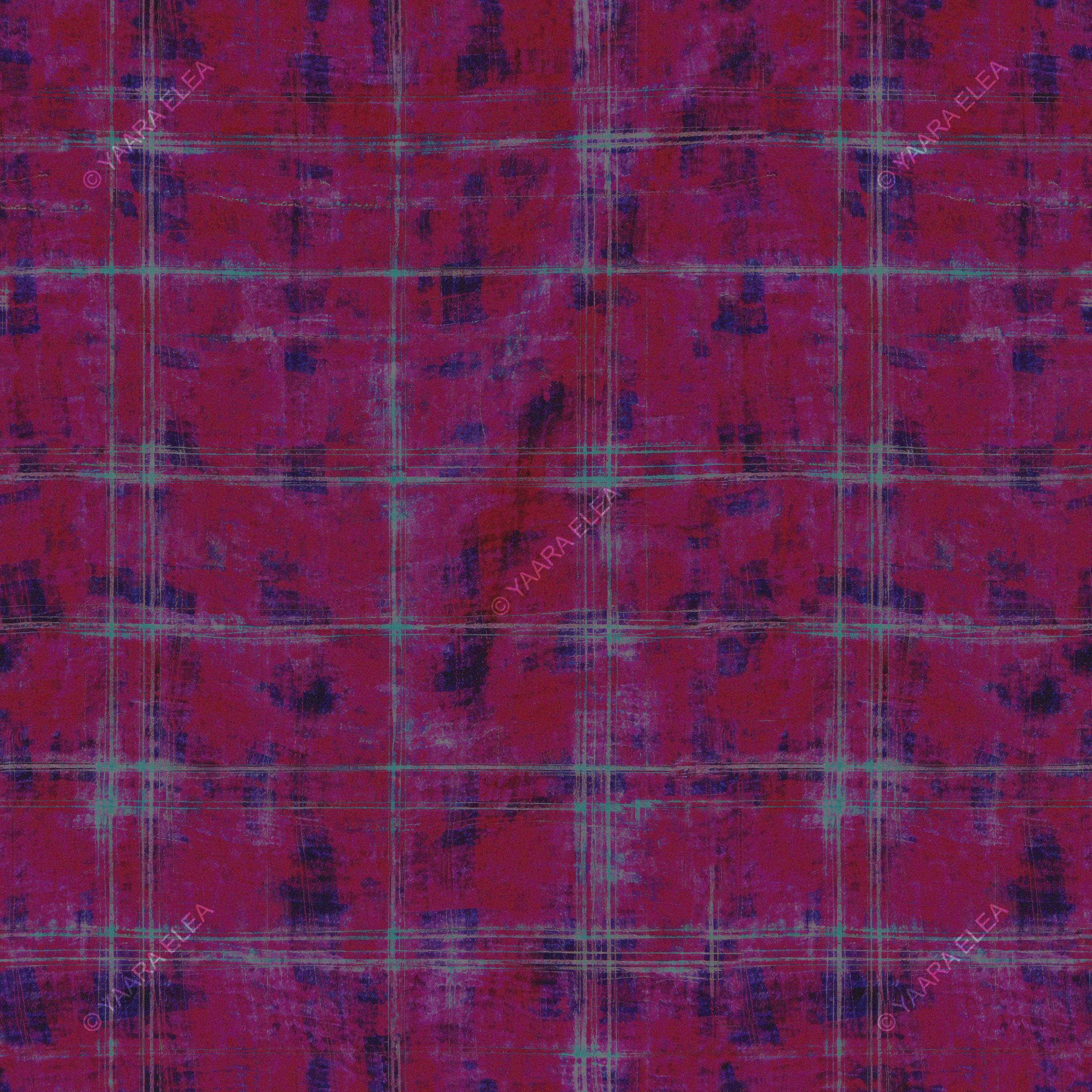 AELUNE – Faded Tartan Texture Print