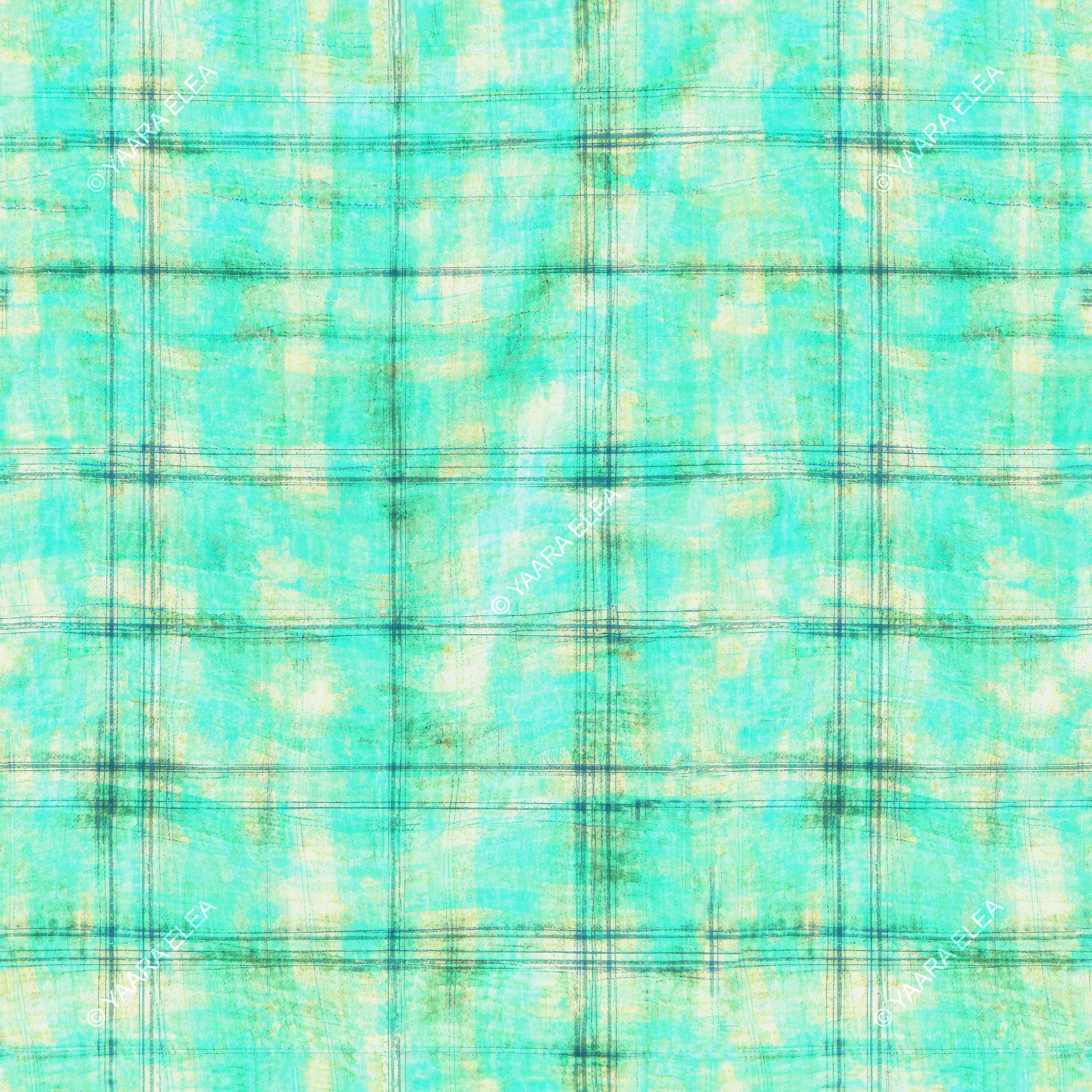 AETHRA – Washed Aqua Tartan Print