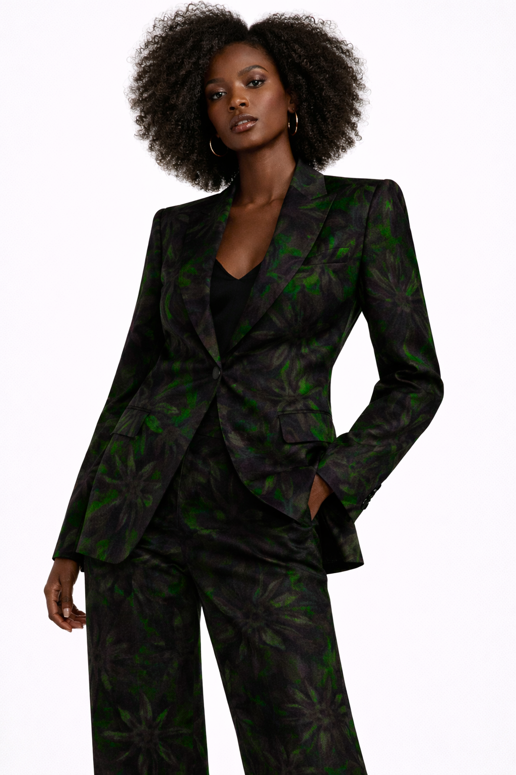 ORVEN – Shadow Orchid Forest Textile Print