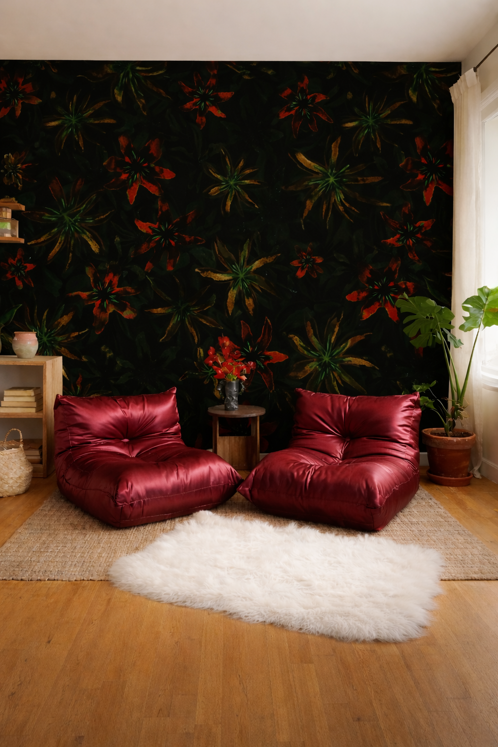 ELION – Nocturnal Orchid Garden Textile Print