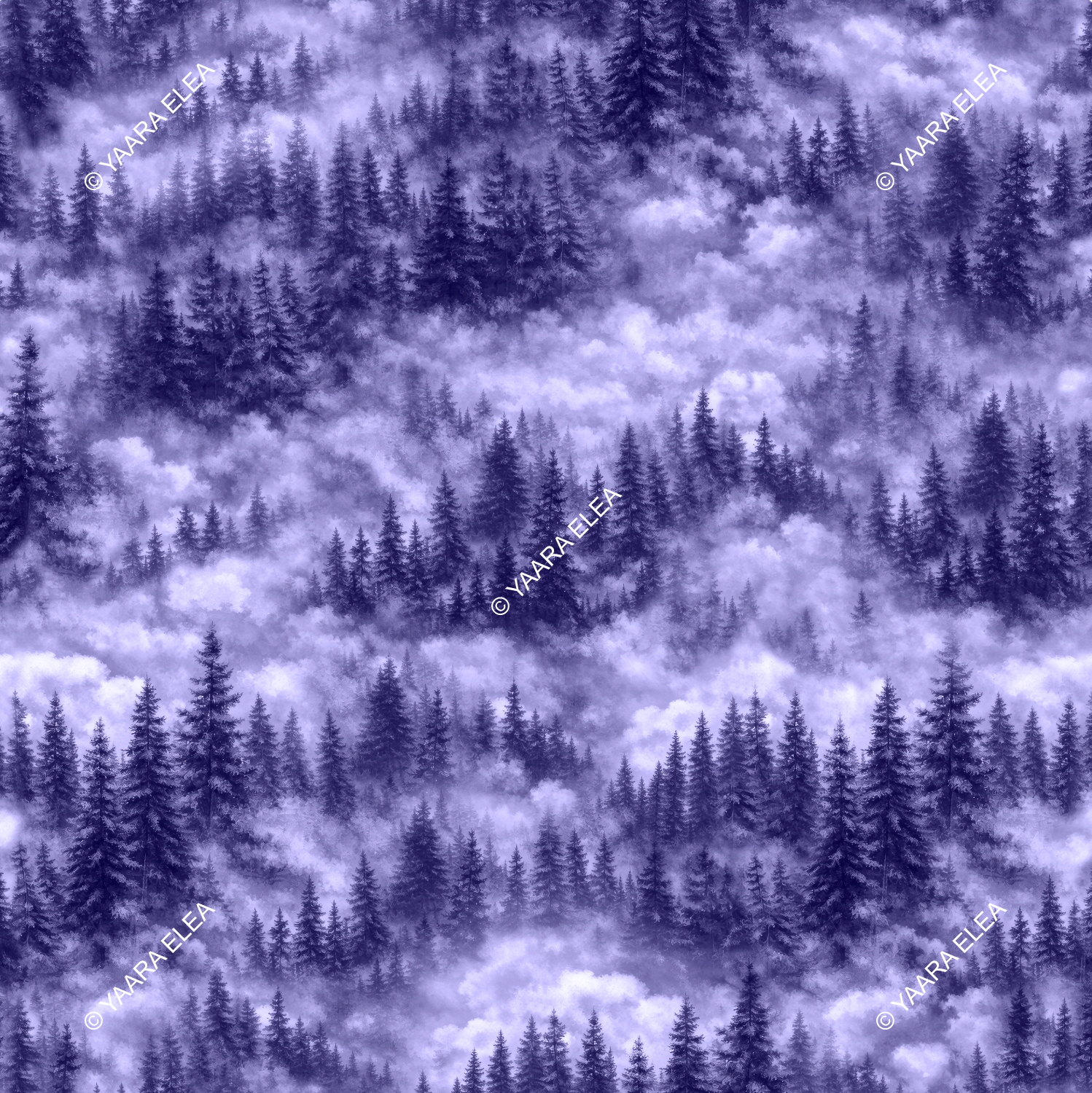 ENVORA – Mist Forest Print