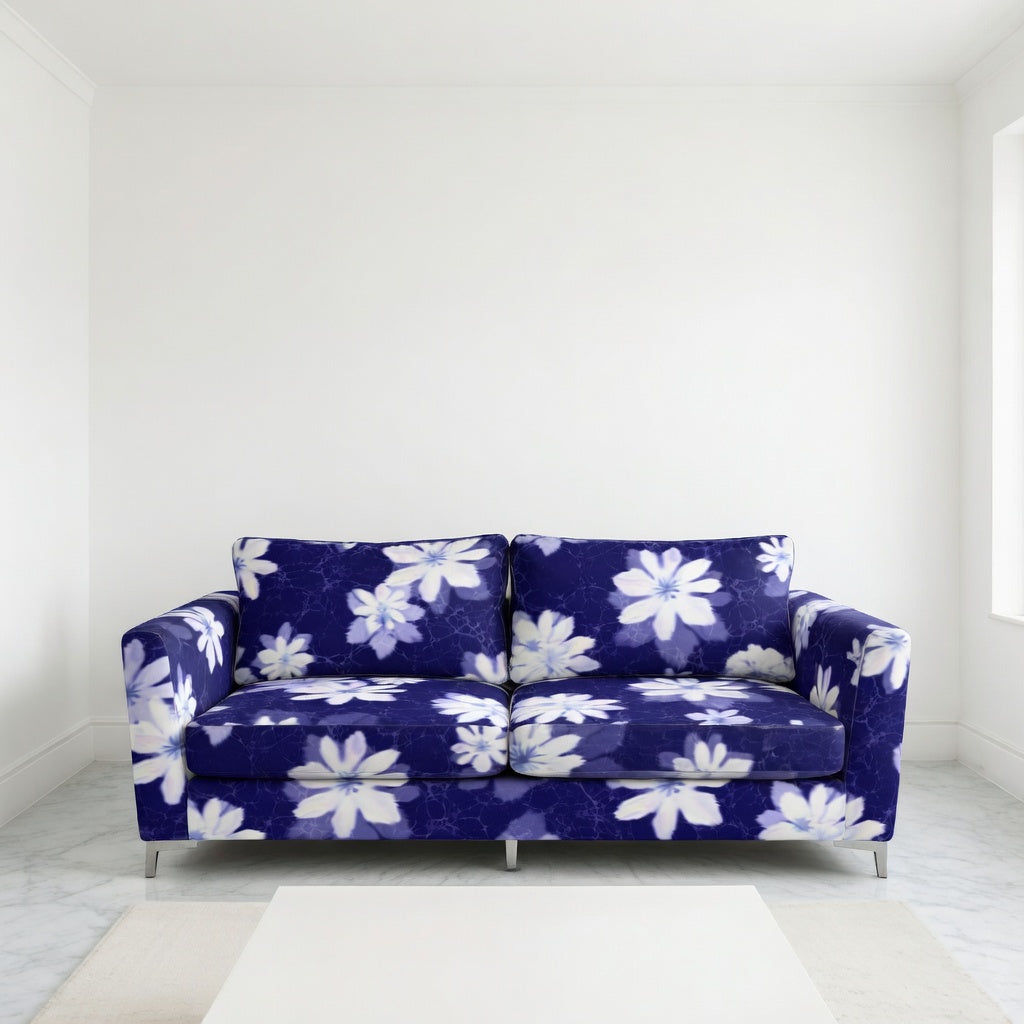 PALEMA – Midnight Bloom Mist Textile Print