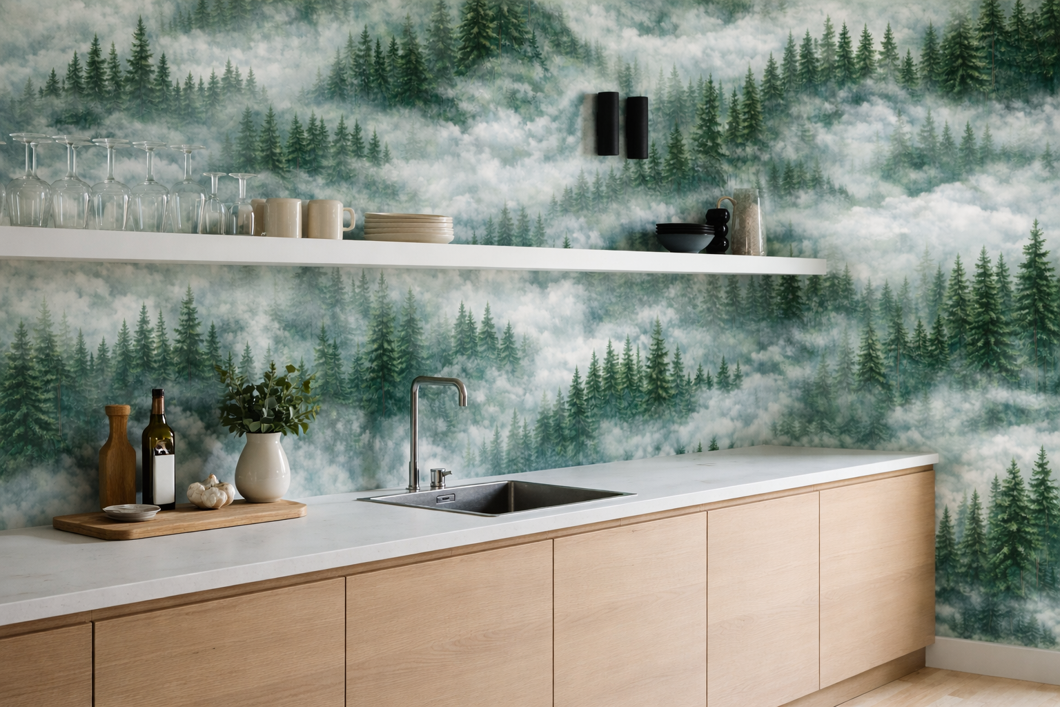 VELITH — Forest Mist Print