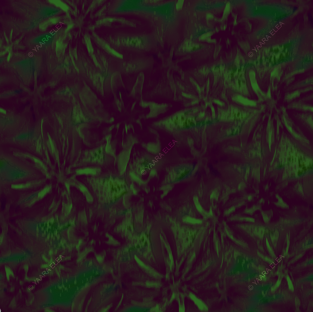 ORVEN – Shadow Orchid Forest Textile Print