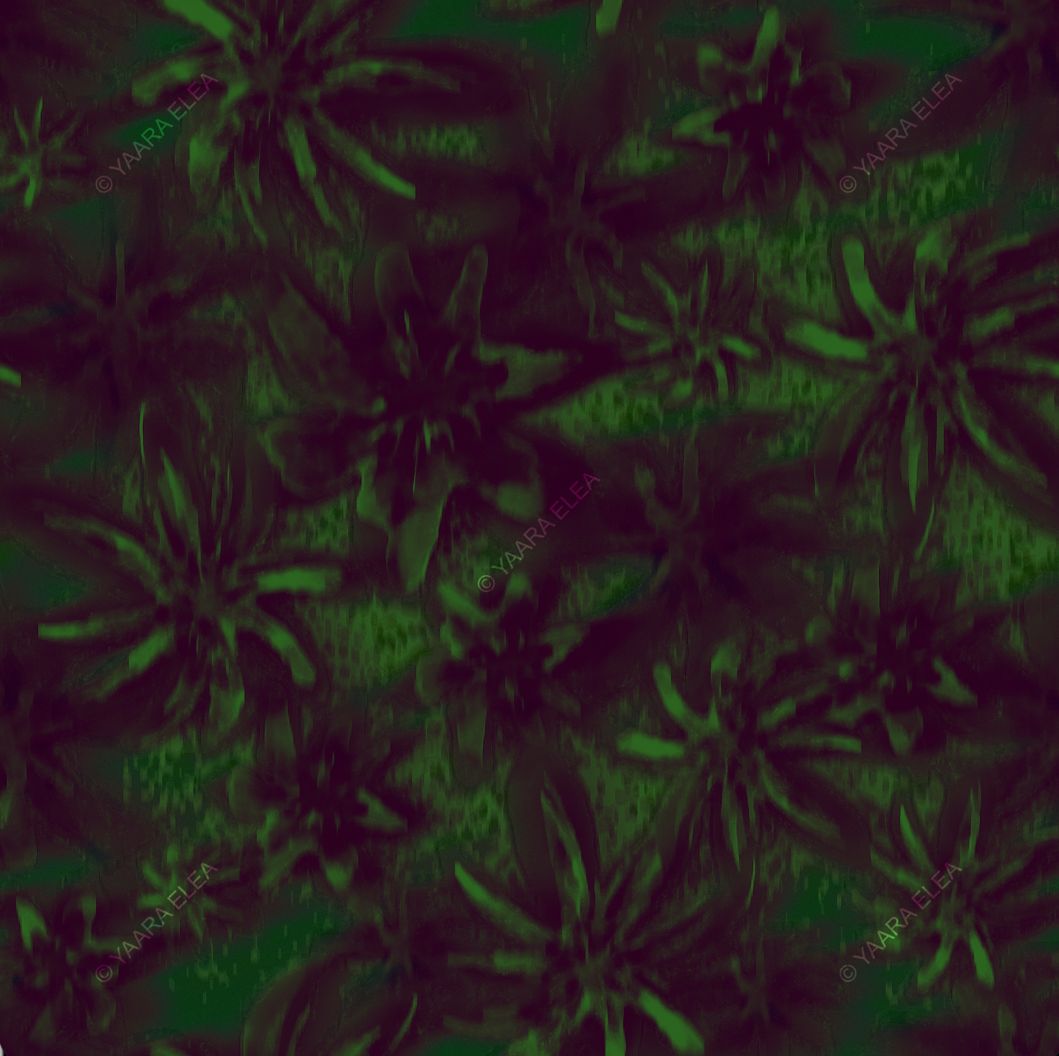 ORVEN – Shadow Orchid Forest Textile Print