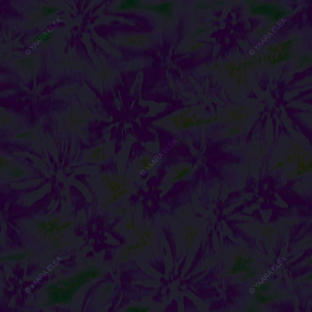 SAELOR – Midnight Orchid Veil Textile Print