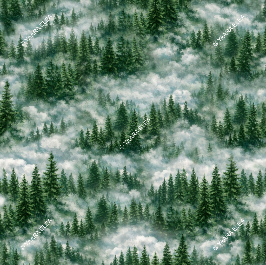 VELITH — Forest Mist Print